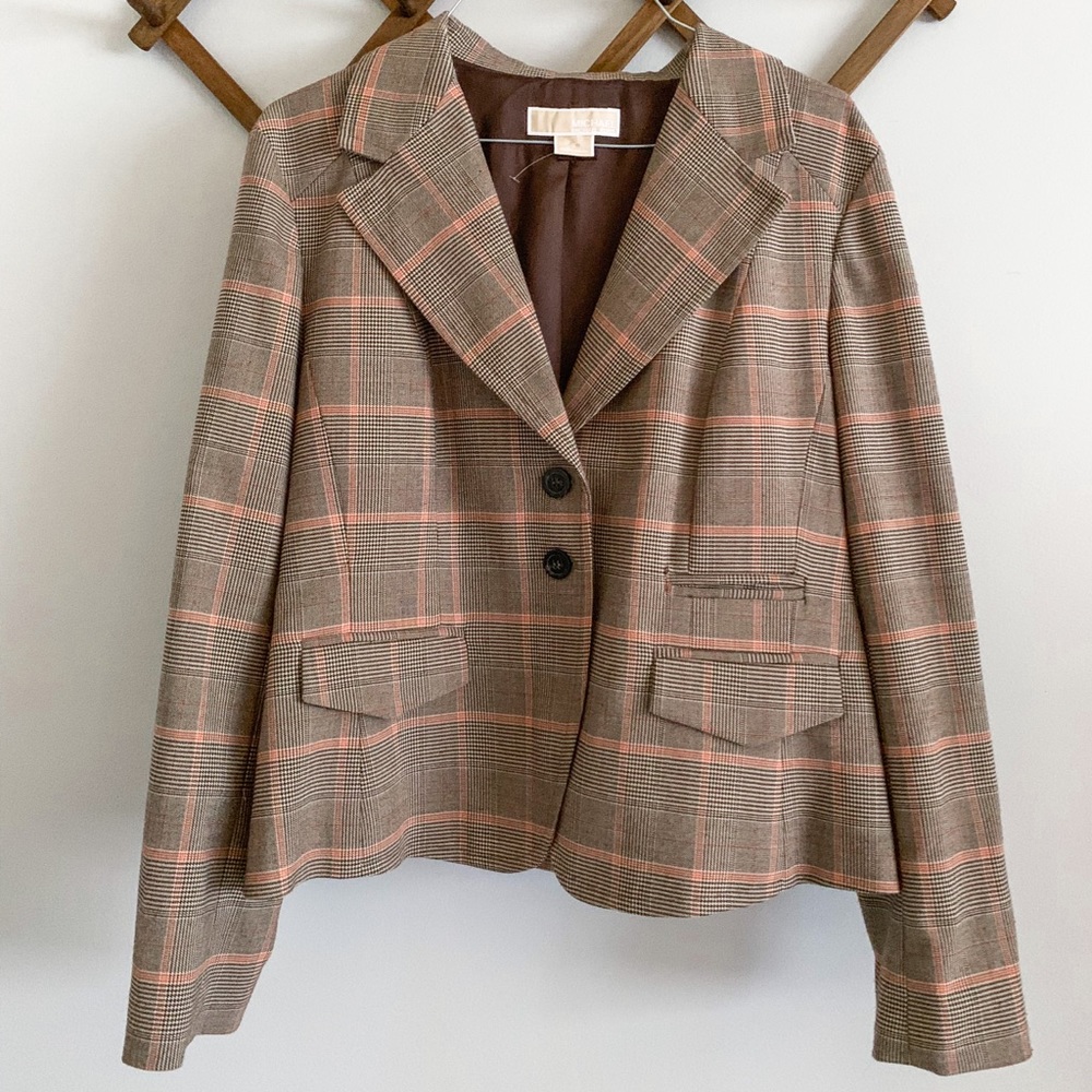 Michael Kors Plaid Blazer